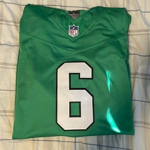 Philadelphia Eagles-Devonta Smith #6 Kelly Green Large